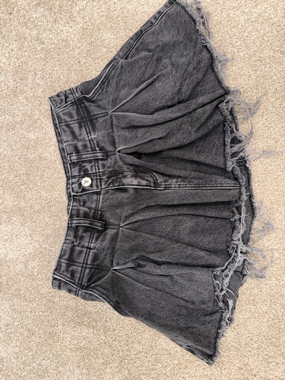 Abrand Black Mini Skirt